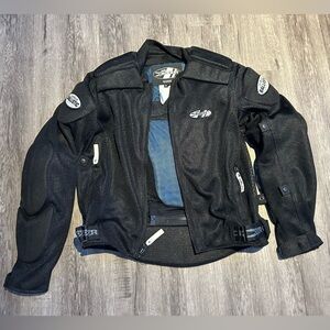 NWOT Men’s Joe Rocket Mesh Motorcycle Black Jacket S